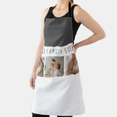 Tablier Photo Collage Moderne & Meilleure Famille Jamais M (Insitu)