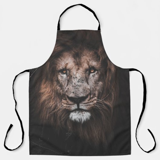 TABLIER PHOTO DE BROWN LION (Recto)