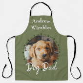 Tablier Photo de chien papa animal de compagnie (Recto)
