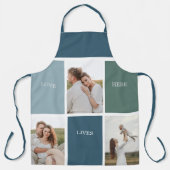 Tablier Photo de collection de la famille moderne | Amour  (Recto)