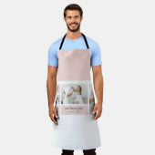 Tablier Photo de collection moderne Best Mom Ever Pink Cad (Porté)