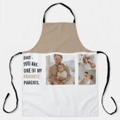 Tablier Photo de collection moderne et cadeau de Fête des  (Recto)