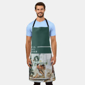 Tablier Photo de famille moderne | Joyeux Joyeux Joyeux Bé (Porté)