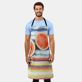 Tablier Photo de fermeture des fruits de pastèque en tranc (Porté)