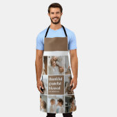 Tablier Photo de la famille Collage | Remerciements bénis (Porté)