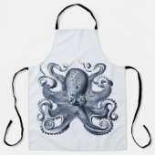 Tablier Photo de la marine Blue Octopus par Ernst Haeckel (Recto)