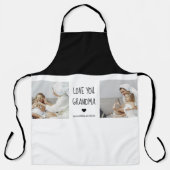 Tablier Photo de Love You Grandma Meilleur poison (Recto)