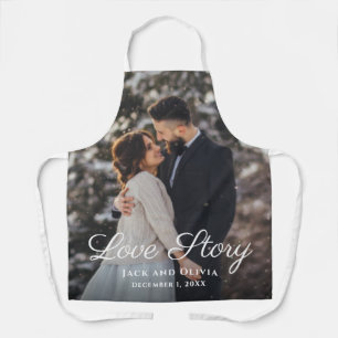 Tablier Photo de mariage Love Story