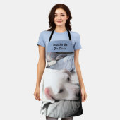 Tablier Photo de mignonette Lazy Dog Napping avant le dîne (Porté)