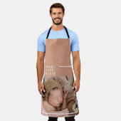 Tablier Photo du bébé moderne | You Make My Life Complete  (Porté)