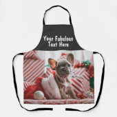 Tablier Photo et texte personnalisés (Recto)