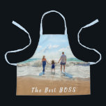 Tablier Photo et texte personnalisés Votre design - Le mei<br><div class="desc">Photo et texte personnalisés - Unique votre propre design - Le meilleur Boss personnalisé BOSS / Famille / Père / Mère / Enfant / Amis ou Cadeau personnel - Ajouter votre texte et votre photo - Redimensionner et déplacer ou supprimer et ajouter des éléments - image / texte avec outil...</div>