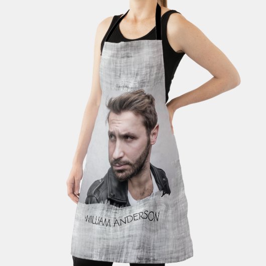 Tablier Photo Gris texturé moderne (Insitu)