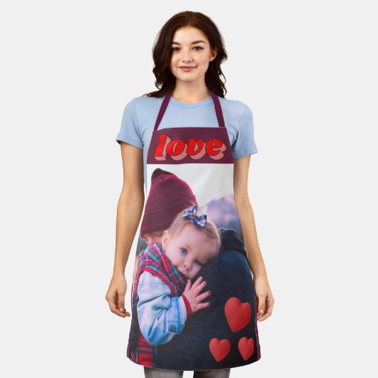 Tablier Photo Love Infused Personal Canvas of Affection (Porté)