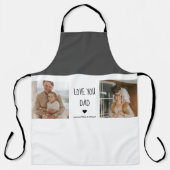 Tablier Photo & Love You Dad Cadeau (Recto)