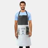 Tablier Photo & Love You Dad Cadeau (Porté)