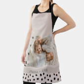 Tablier Photo moderne Pastel Nom personnalisé Cadeau (Insitu)