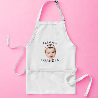 Tablier Photo personnalisé visage maman grand-mère grand-p