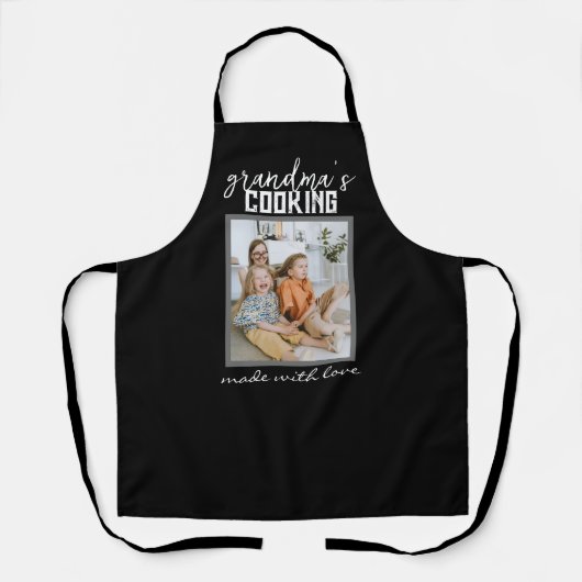 Tablier Photo personnalisée Apron Idée cadeau de chef pers (Recto)