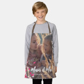 Tablier Photo Personnalisée Écriture Moderne Écrits Éparpi (Porté)