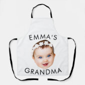 Tablier Photo personnalisée Face Maman Grand-mère Grand-pè (Recto)
