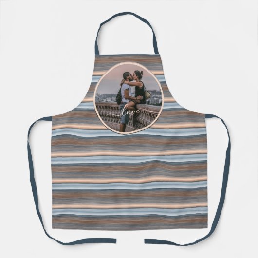 Tablier Photo personnalisée Texte de la citation simple d' (Recto)