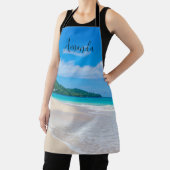 Tablier Photo Pittoresque de la plage tropicale (Insitu)