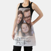 Tablier Photo superposition Monogramme Bonne retraite Gran (Insitu)