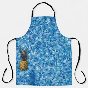 Tablier Photo vue aérienne de l'ananas sur le corps de wa