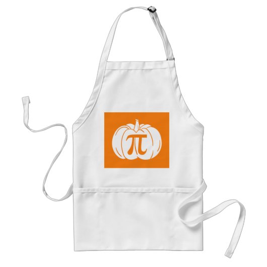 Tablier Pi d'Halloween à la citrouille (Devant)