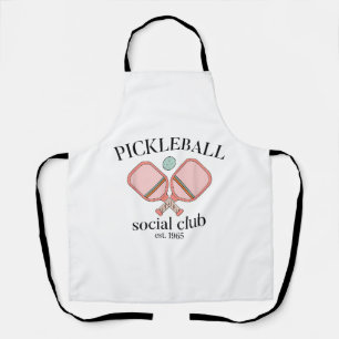 Tablier Pickle Ball Social Club EST 1965 Hommes Femmes