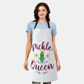 Tablier Pickle Queen Pickles Lover Femmes Filles (Porté)