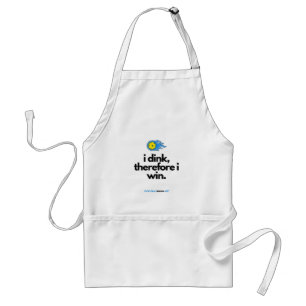 Tablier Pickleball Apron : Je dink, donc je suis!