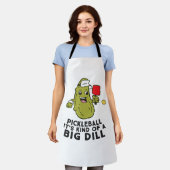 Tablier Pickleball C'est un genre de Big Dill Pickles Pick (Porté)