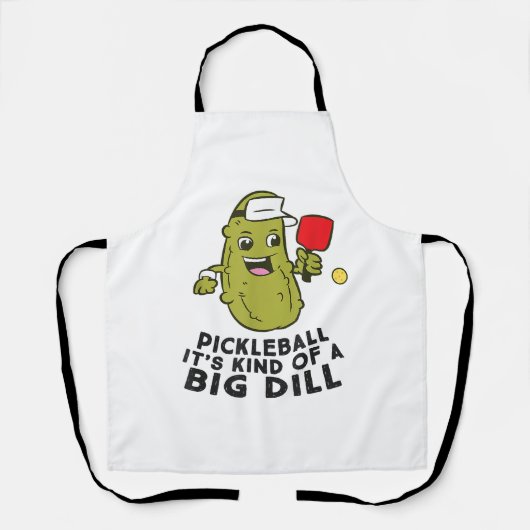 Tablier Pickleball C'est un genre de Big Dill Pickles Pick (Recto)