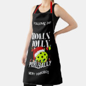 Tablier Pickleball de Noël personnalisé (Insitu)