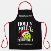 Tablier Pickleball de Noël personnalisé (Recto)