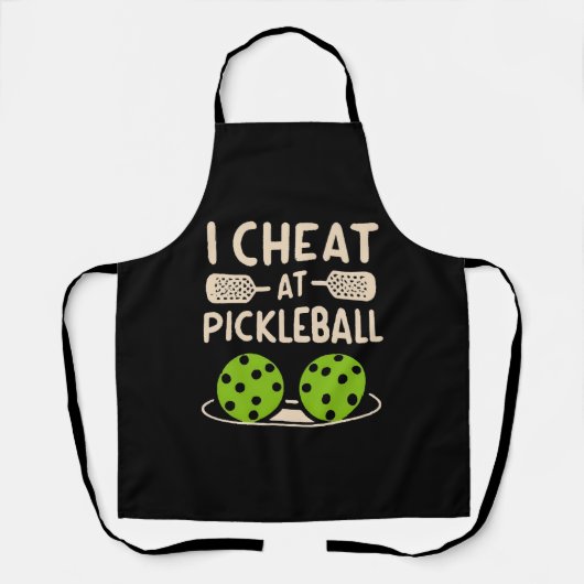 Tablier Pickleball Drôle (Recto)
