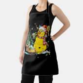 Tablier Pickleball Snowman Santa Hat Lumières Noël Pick (Insitu)