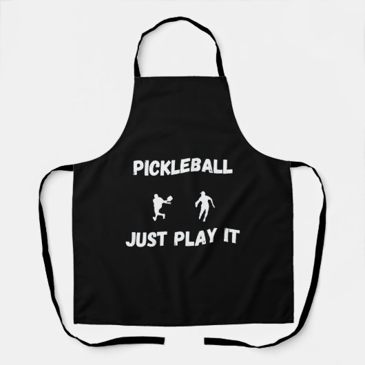 Tablier Pickleball vient de jouer (Recto)