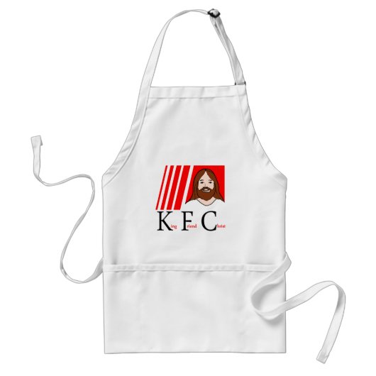TABLIER PIÈCE EN T DE KFC LE CHRIST (Devant)