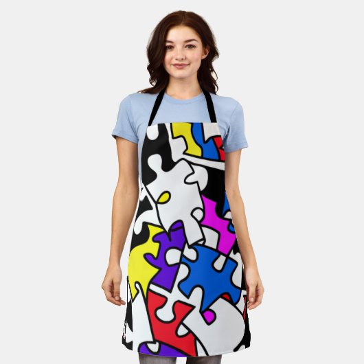 Tablier Pièces de puzzle (Porté)