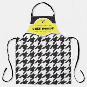 Tablier Pied de fonds noir et blanc classique Artiste Cuis (Recto)