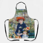 Tablier Pierre-Auguste Renoir - Deux soeurs sur la terrass (Recto)
