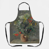 Tablier Pierre-Auguste Renoir - Fleurs dans un Vase 1866 (Recto)