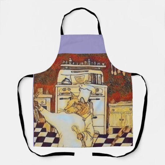 Tablier Pierre Le Chat 🐈 ⬛ Chef 🧑 🍳 (Recto)