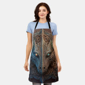 Tablier Pierre médiévale Gargoyle Dragon Carturage (Porté)