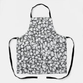 Tablier Pierres Gris Naturelles Plage Rocks (Recto)