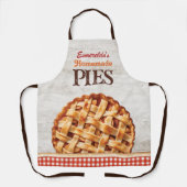 Tablier Pies faites maison Baker Nom Kitchen Apron (Recto)