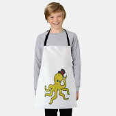 Tablier Pieuvre avec Casquette (Porté)
